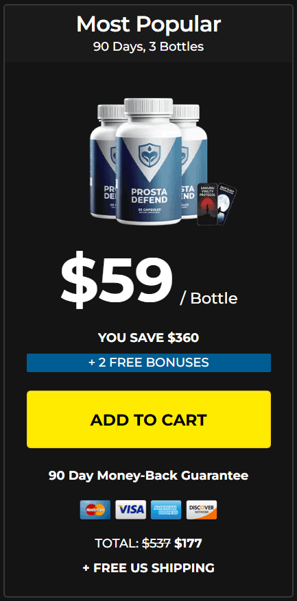Prosta Defend 3 $59/bottle